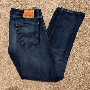 Men’s Levi’s 513 33x32 dark wash jeans